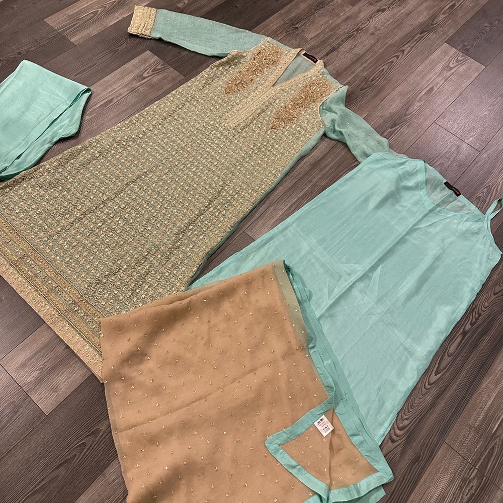 Pakistani Khaadi 3 piece suit for weddings
